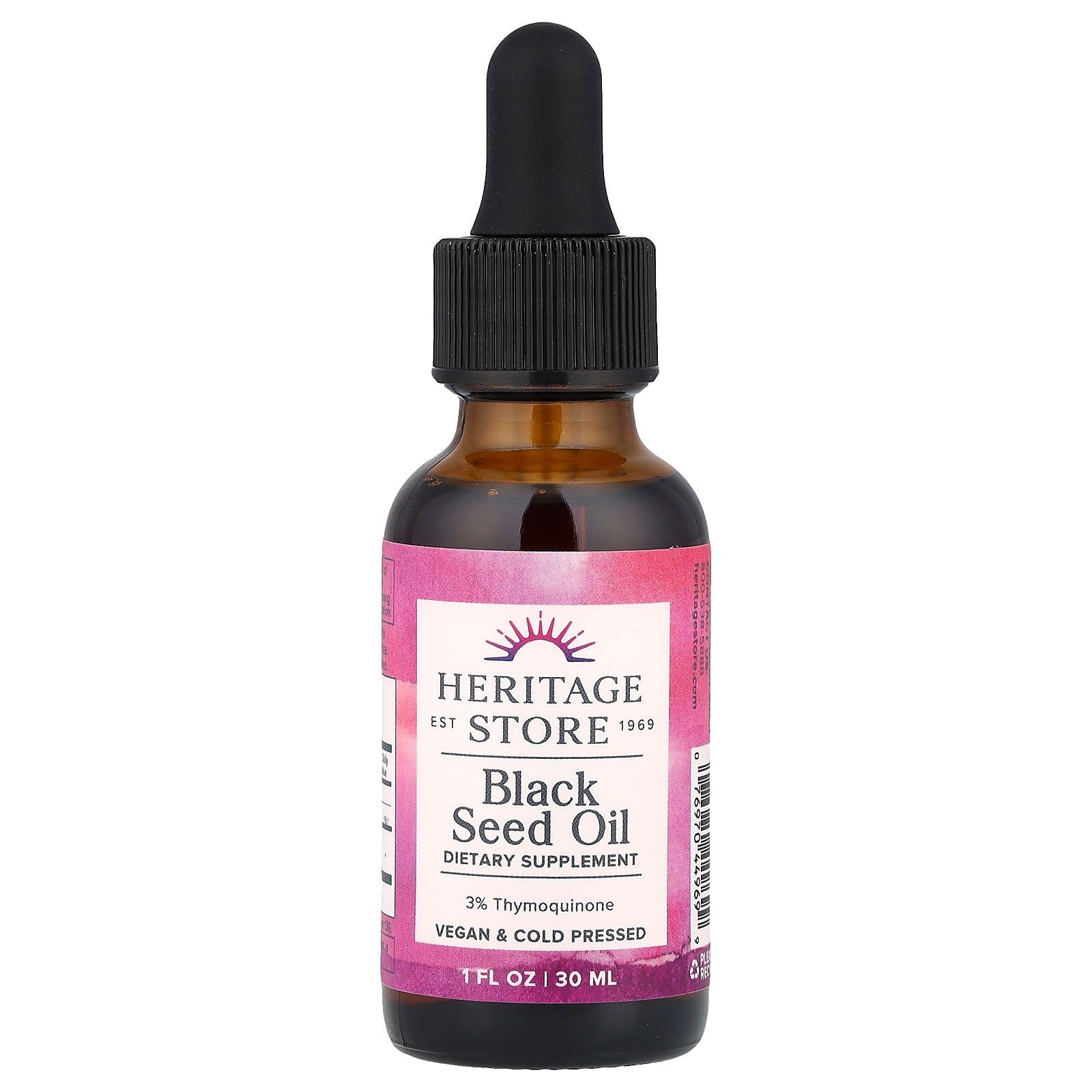 Heritage Store, Black Seed Oil, 1 fl oz (30 ml)
