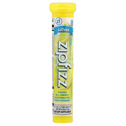 Zipfizz, Drink Mix, Citrus, 20 Tubes, 0.39 oz (11 g) Each