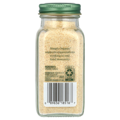 Simply Organic, Garlic Powder, 3.64 oz (103 g)