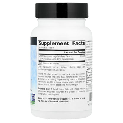 Source Naturals, Tongkat Ali, 80 mg, 60 Tablets