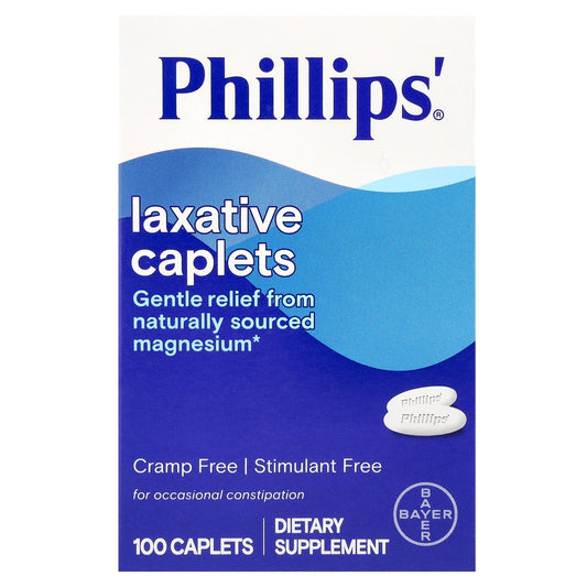 Phillip's, Laxative Caplets, 500 mg, 100 Caplets
