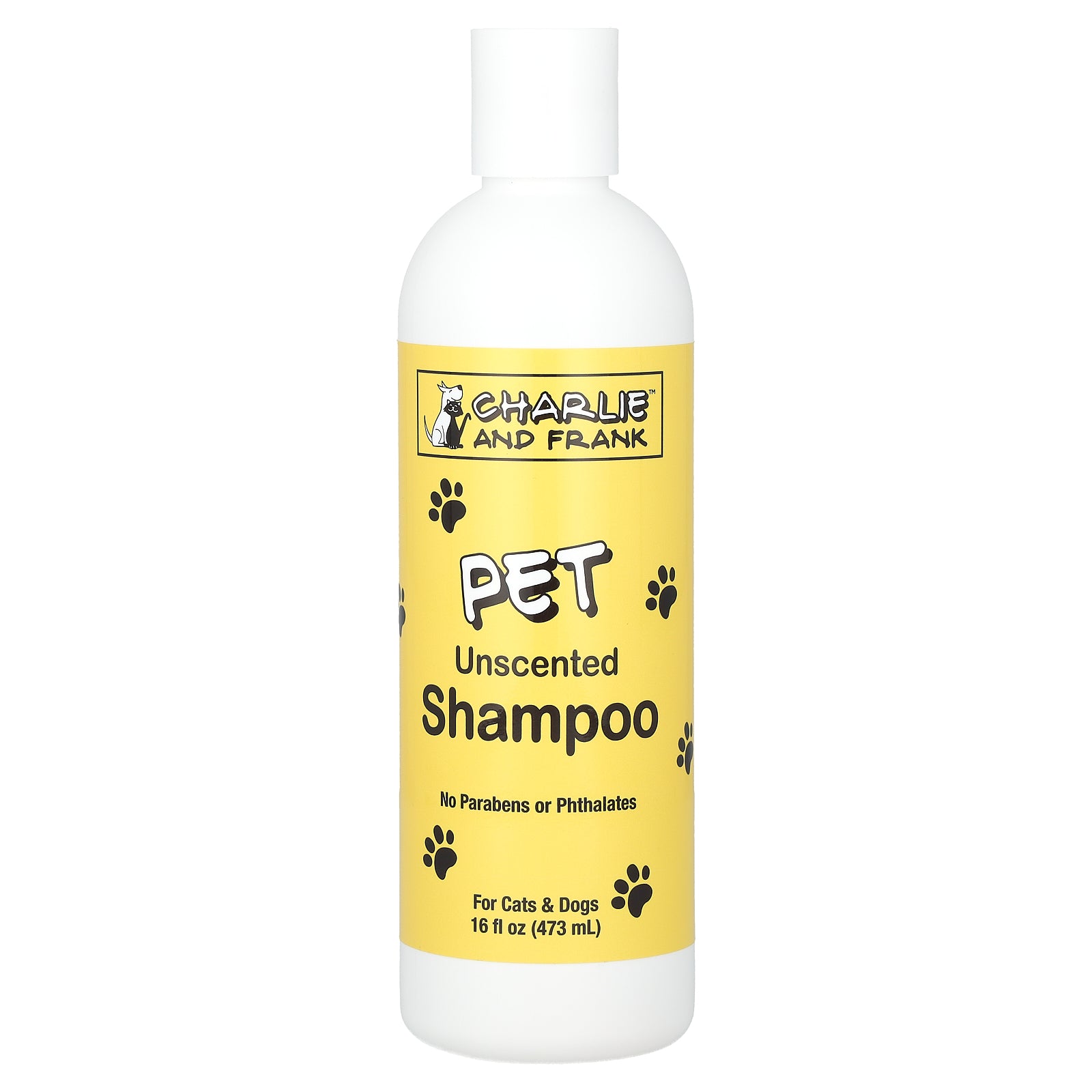 Charlie and Frank, Pet Shampoo,  For Cats & Dogs, Unscented, 16 fl oz (473 ml)