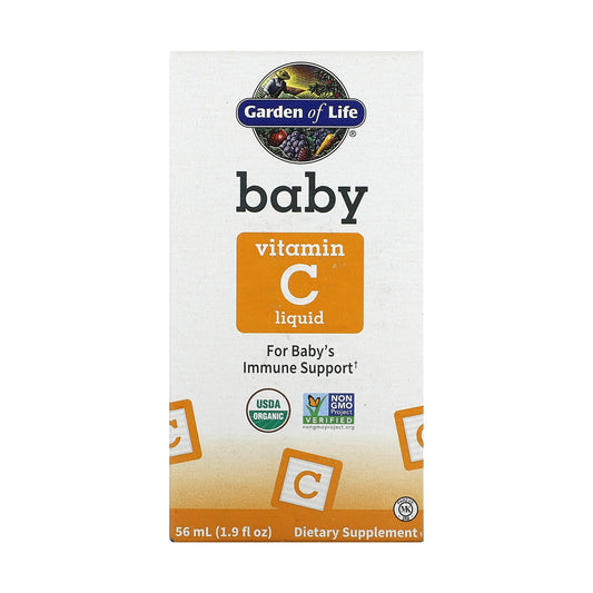 Garden of Life, Baby, Vitamin C Liquid, 45 mg, 1.9 fl oz (56 ml)