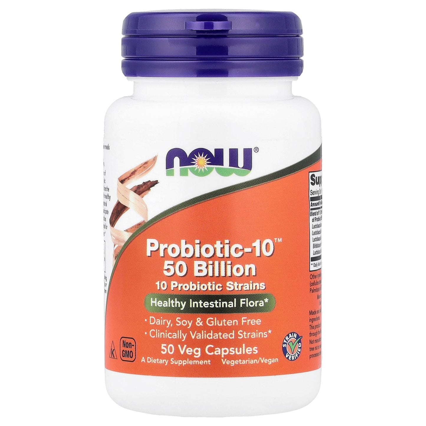 NOW Foods, Probiotic-10™, 50 Billion, 50 Veg Capsules