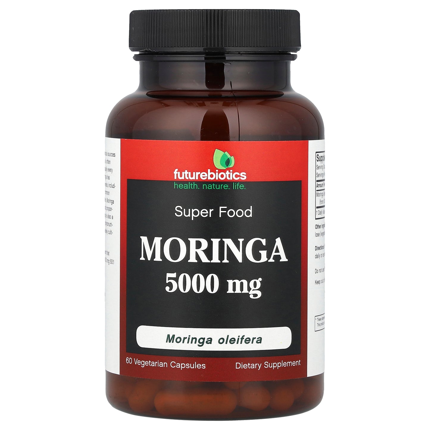 Futurebiotics, Moringa, 5,000 mg, 60 Vegetarian Capsules