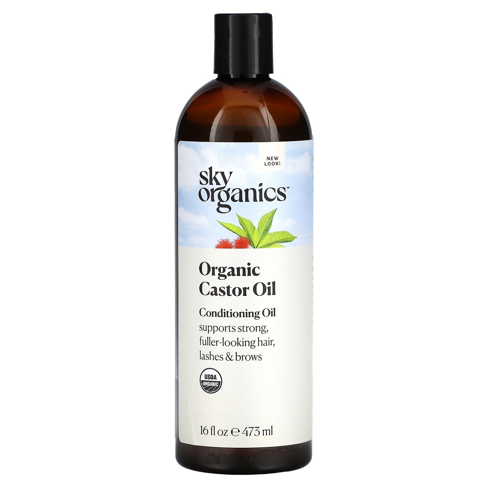 Sky Organics, Organic Castor Oil, 16 fl oz (473 ml)