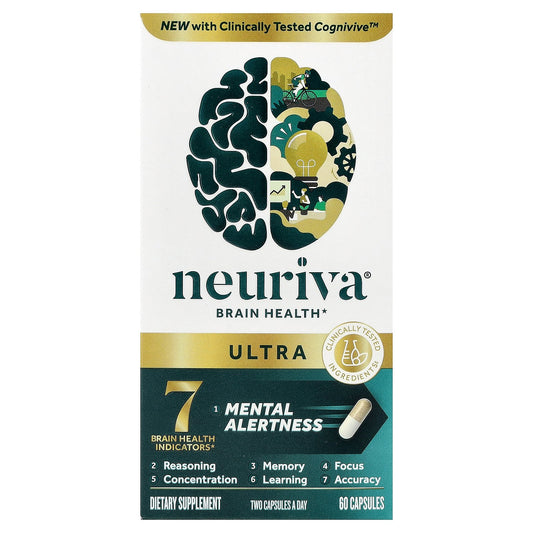Schiff, Neuriva® Brain Health, Ultra, 60 Capsules