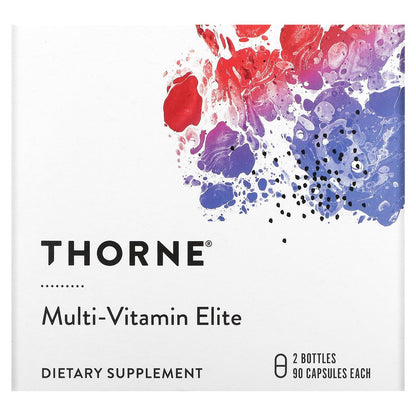 Thorne, Multi-Vitamin Elite, A.M. & P.M., 2 Bottles, 90 Capsules Each