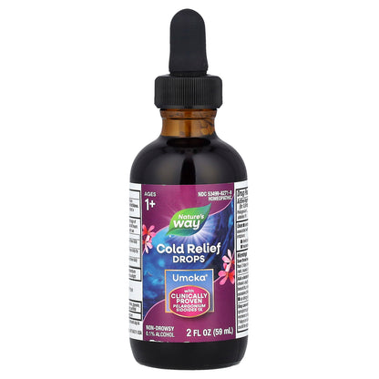 Nature's Way, Umcka® Cold Relief Drops, Ages 1+, 2 fl oz (59 ml)