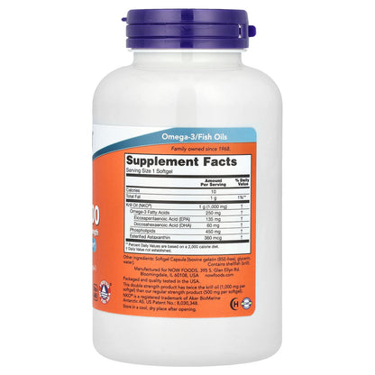 NOW Foods, Krill 1000, 120 Softgels