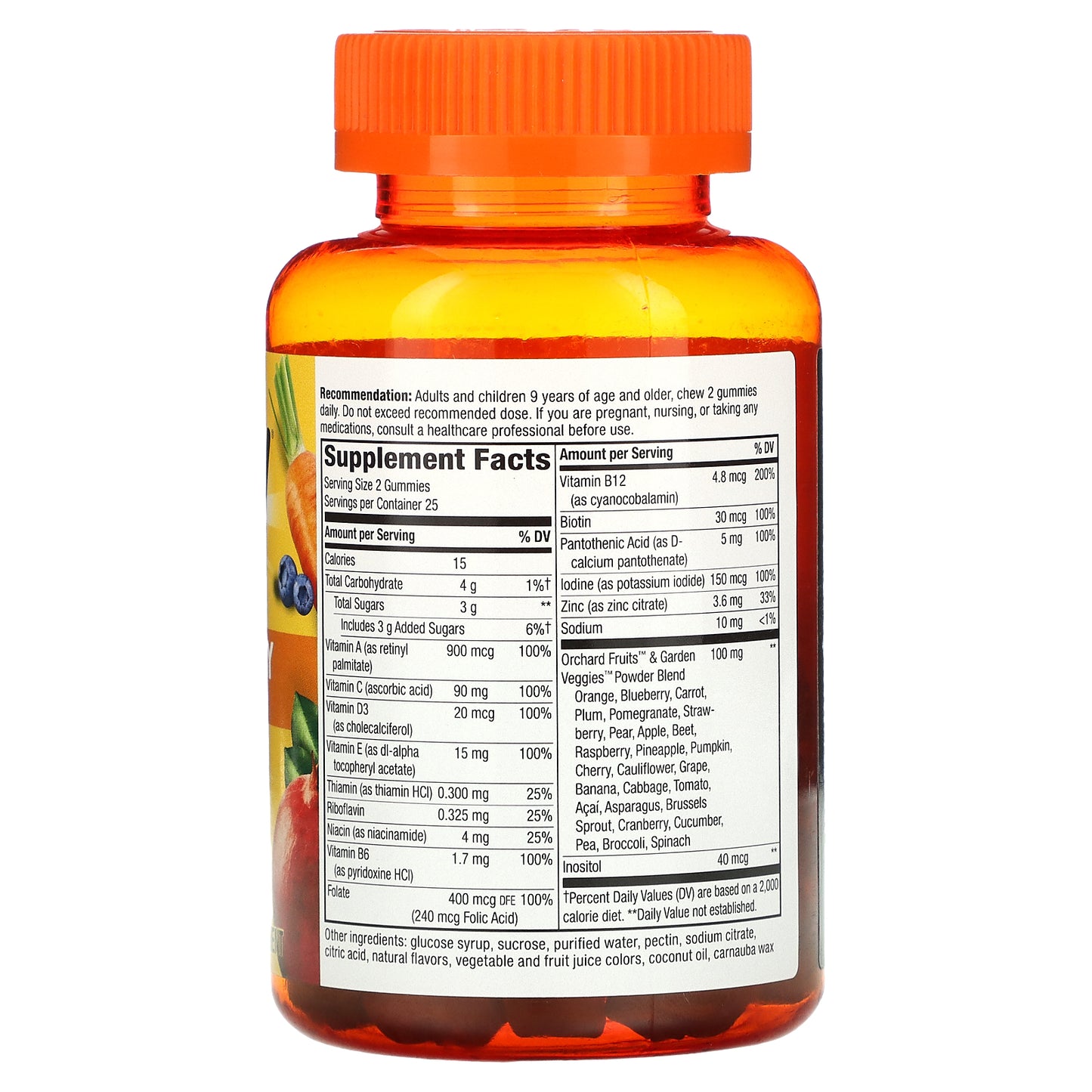 Nature's Way, Alive! Adult Gummy Multivitamin, Delicious Fruit, 50 Gummies