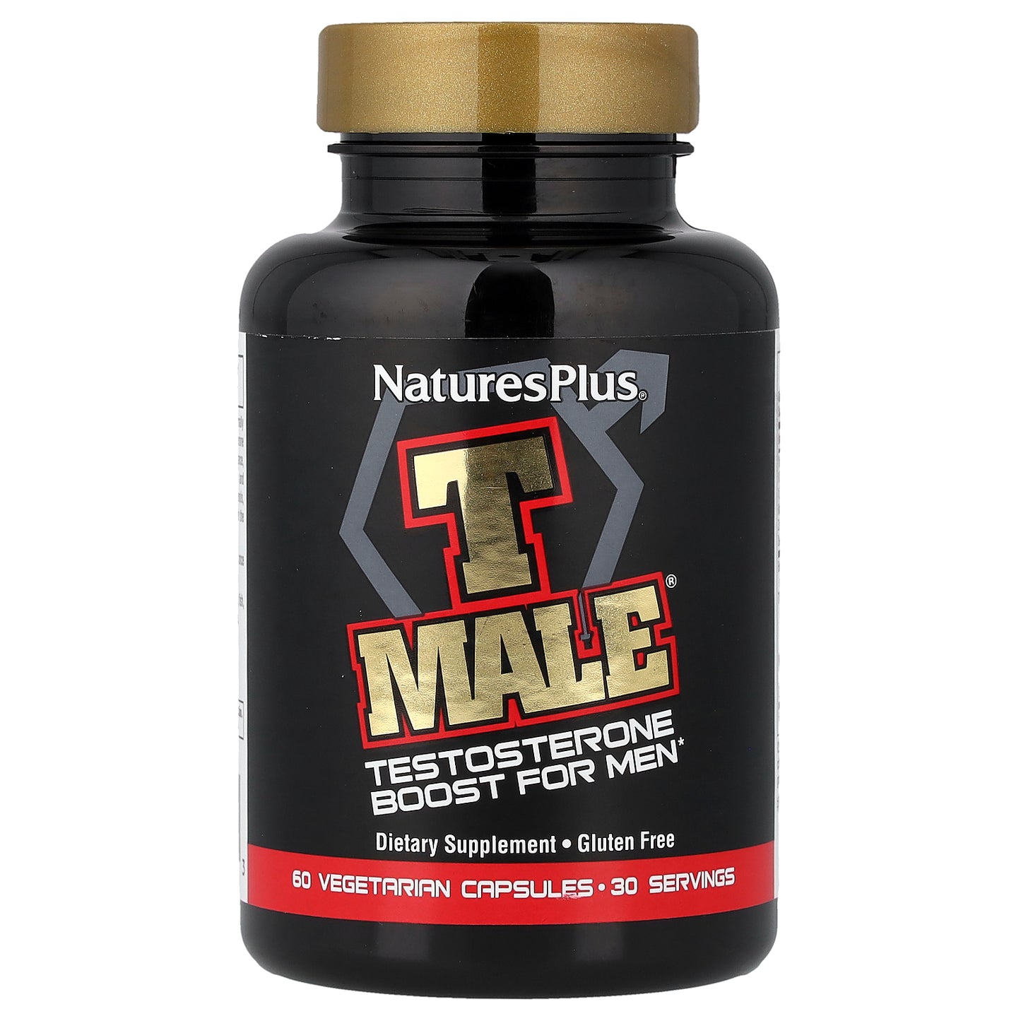 NaturesPlus, T Male®, Testosterone Boost For Men, 60 Vegetarian Capsules