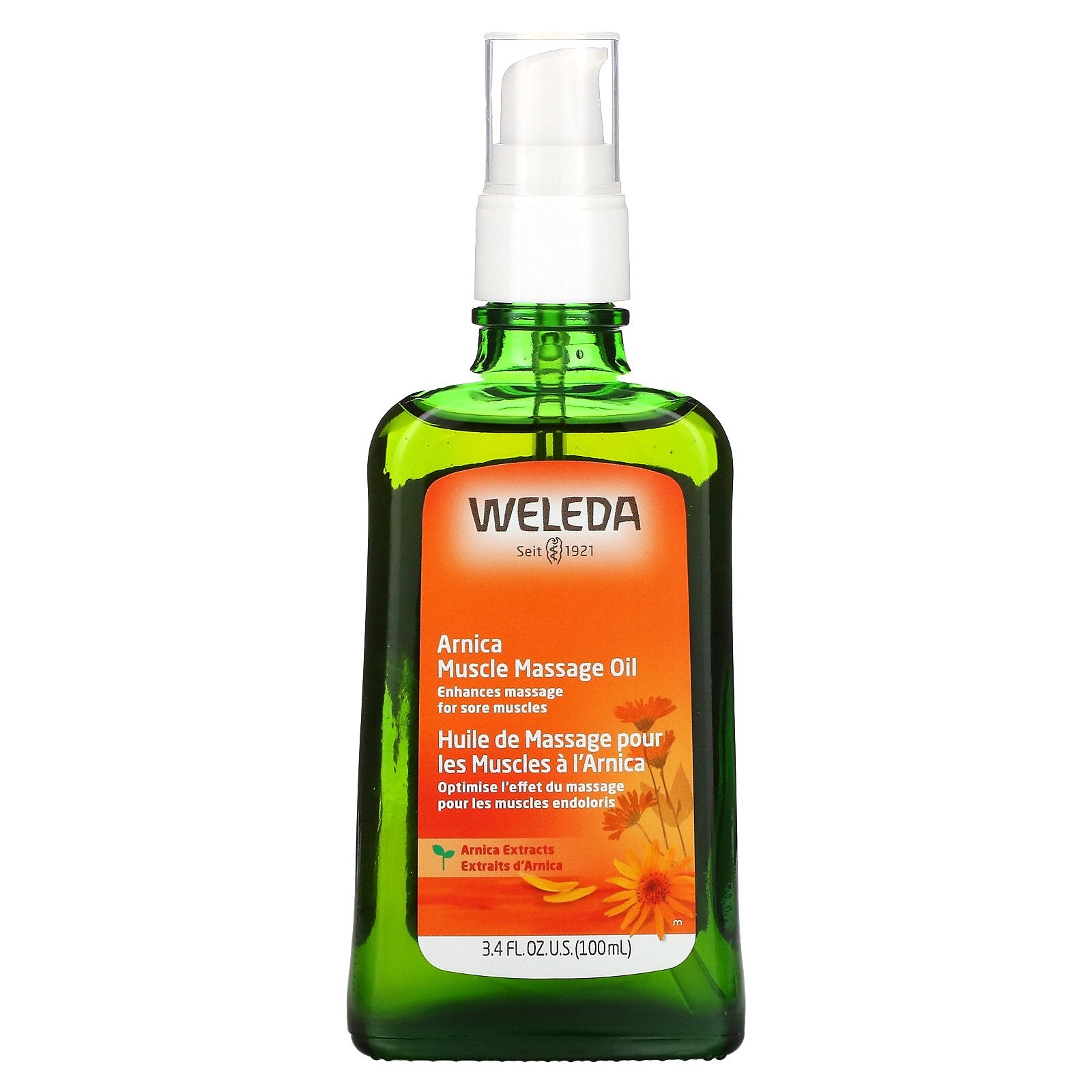 Weleda, Arnica Muscle Massage Oil, 3.4 fl oz (100 ml)