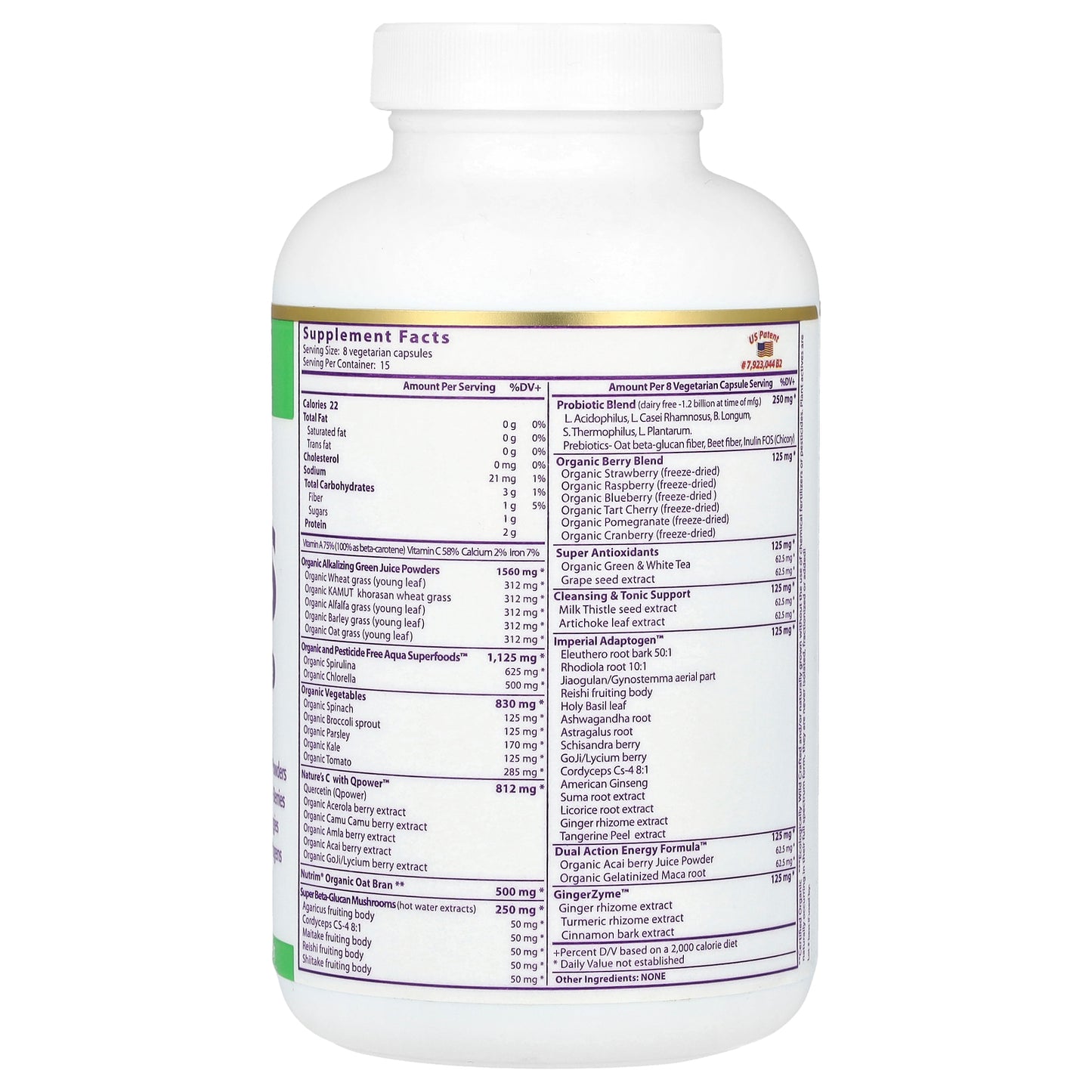 Paradise Herbs, ORAC Energy® Greens, 120 Vegetarian Capsules