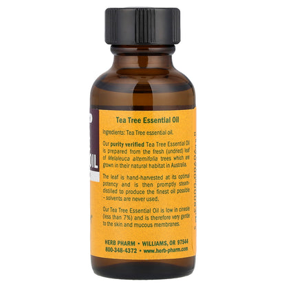 Herb Pharm, Tea Tree Essential Oil, 1 fl oz (30 ml)