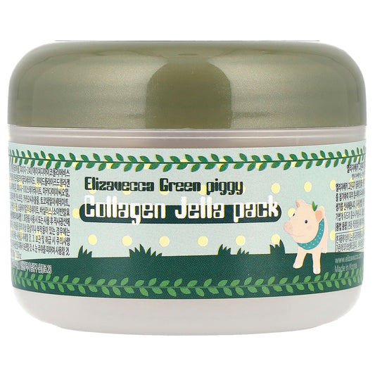 Elizavecca, Green Piggy, Collagen Jelly Pack, 3.53 oz (100 g)