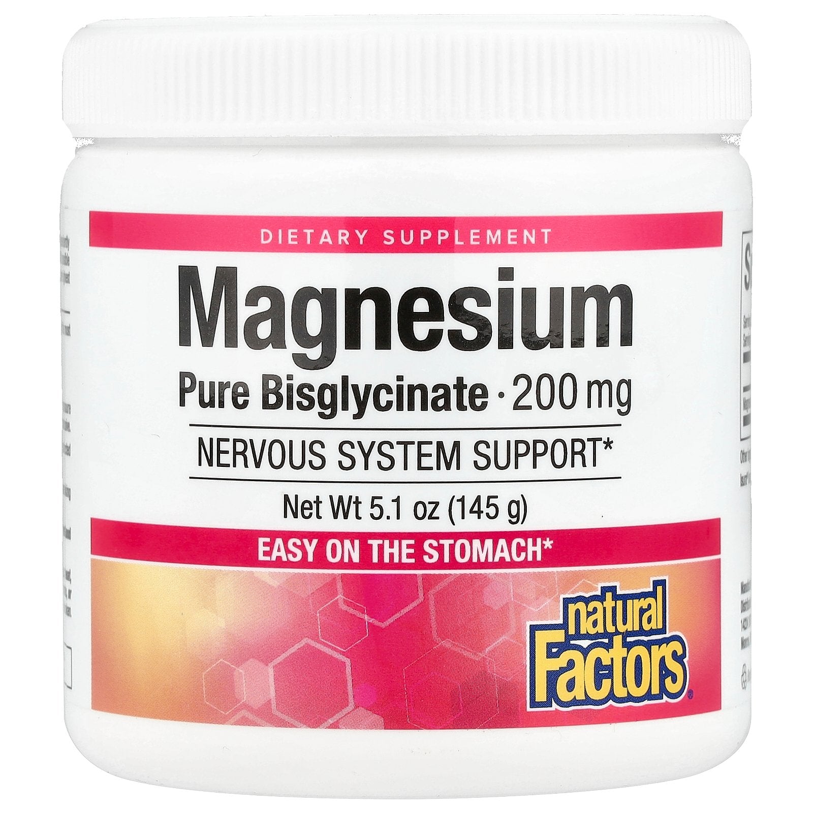 Natural Factors, Magnesium Pure Bisglycinate, 5.1 oz (145 g)