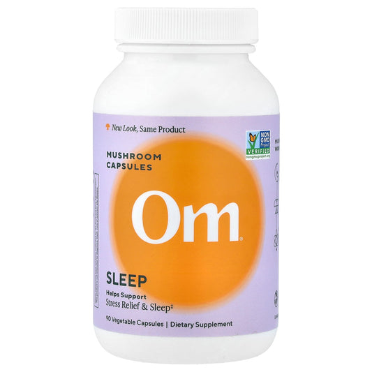Om Mushrooms, Sleep Mushroom Capsules, 90 Vegetable Capsules