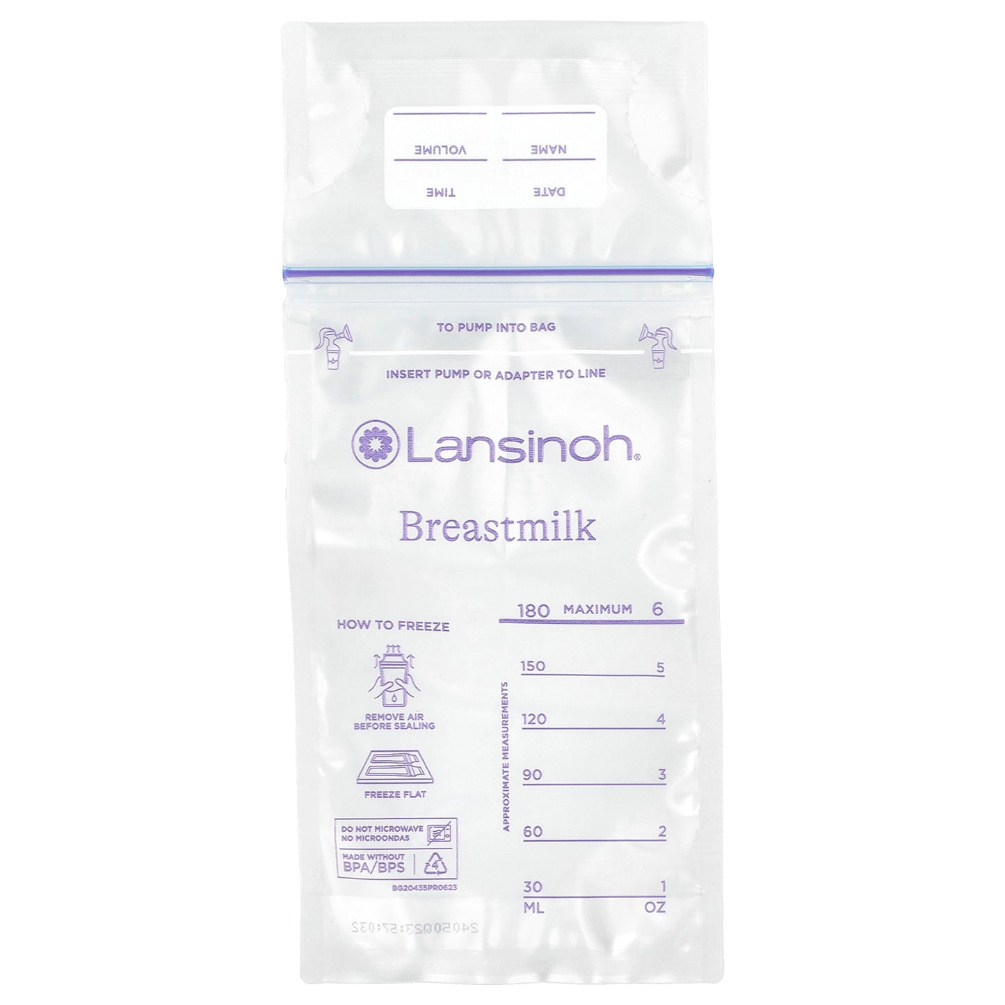 Lansinoh, Breastmilk Storage Bags, 25 Pre-Sterilized Bags