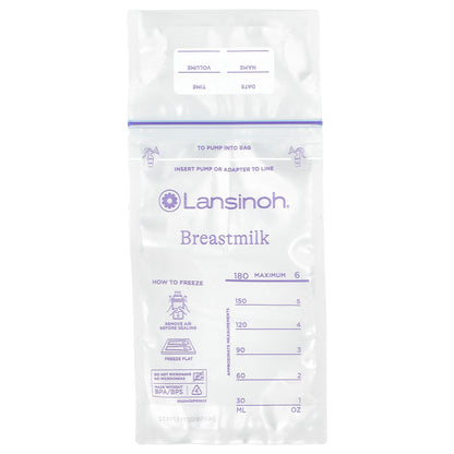 Lansinoh, Breastmilk Storage Bags, 25 Pre-Sterilized Bags