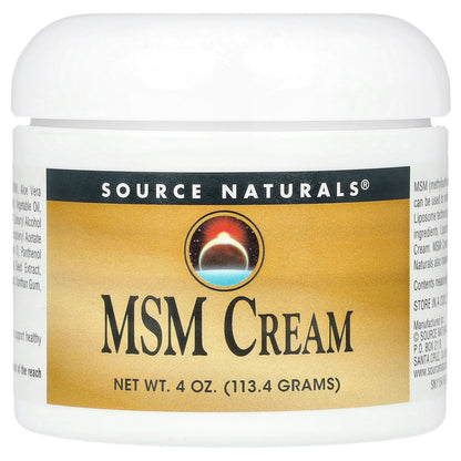 Source Naturals, MSM Cream, 4 oz (113.4 g)