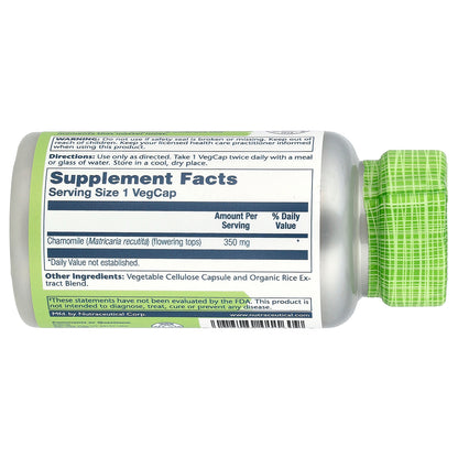 Solaray, True Herbs, Chamomile, 350 mg , 100 VegCaps