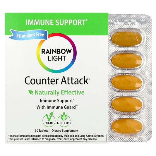 Rainbow Light, Counter Attack®, 30 Tablets