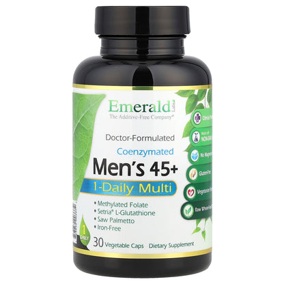 Emerald Laboratories, Coenzymated Men's 45+ 1-Daily Multi, 30 Vegetable Caps