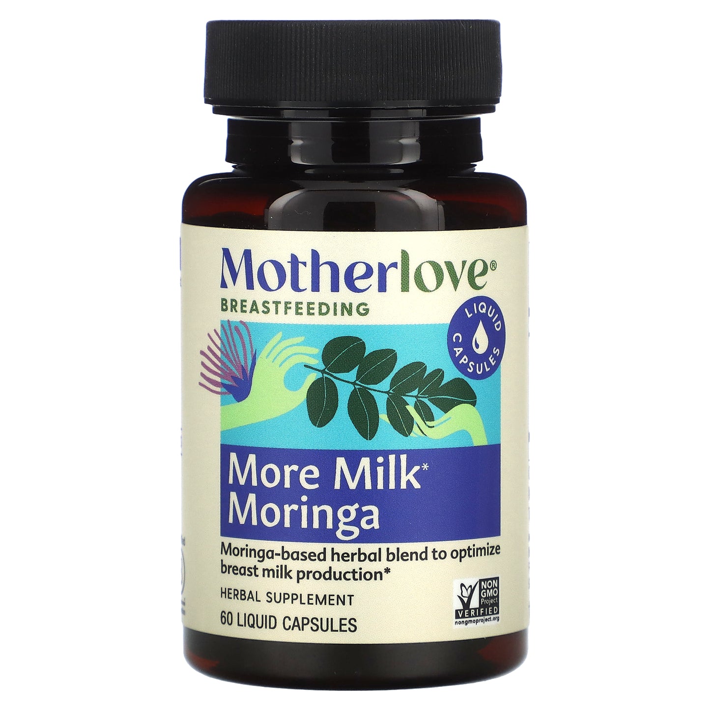 Motherlove, Breastfeeding, More Milk Moringa, 60 Liquid Capsules