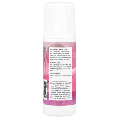 Heritage Store, Castor Oil Roll-On Treatment , 3 fl oz (89 ml)