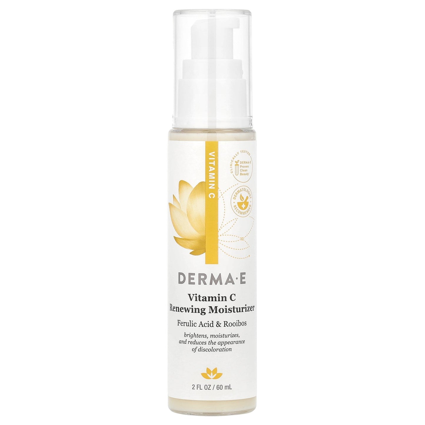 DERMA E, Vitamin C Renewing Moisturizer, Ferulic Acid & Rooibos, 2 fl oz (60 ml)