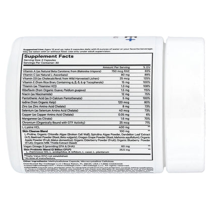 Codeage, Teen Clearface+, 60 Vegetable Capsules