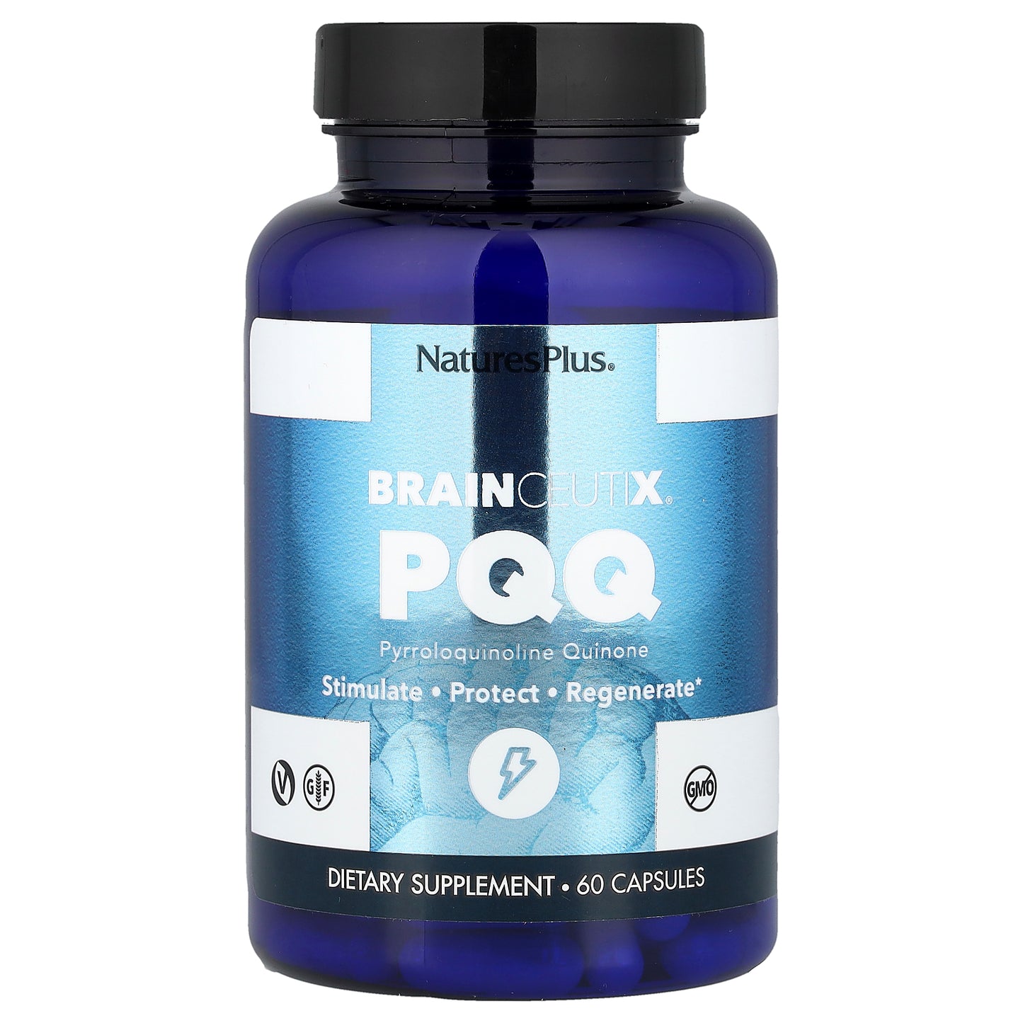 NaturesPlus, BrainCeutix® PQQ, 20 mg, 60 Capsules