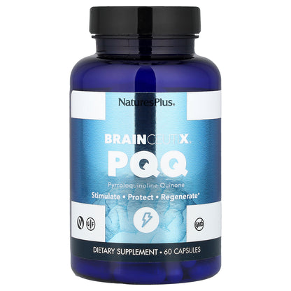 NaturesPlus, BrainCeutix® PQQ, 20 mg, 60 Capsules