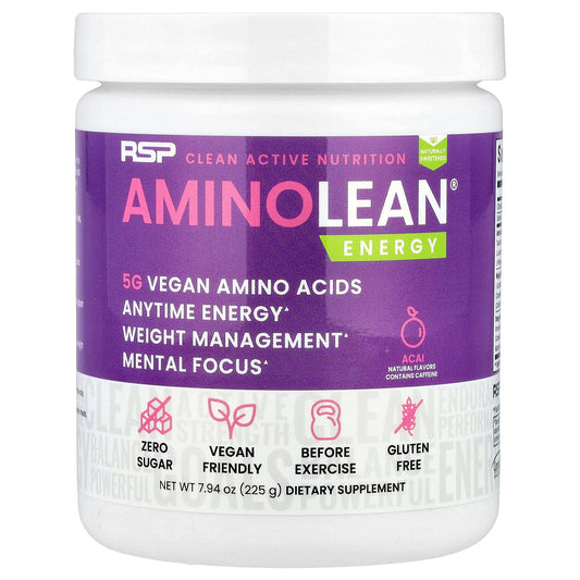 RSP Nutrition, AminoLean®, Energy, Acai, 7.94 oz (225 g)