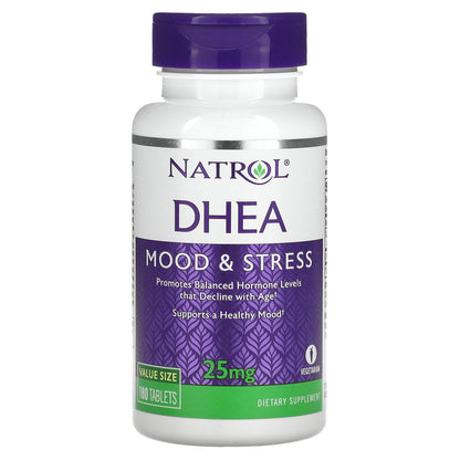 Natrol, DHEA, 25 mg, 180 Tablets