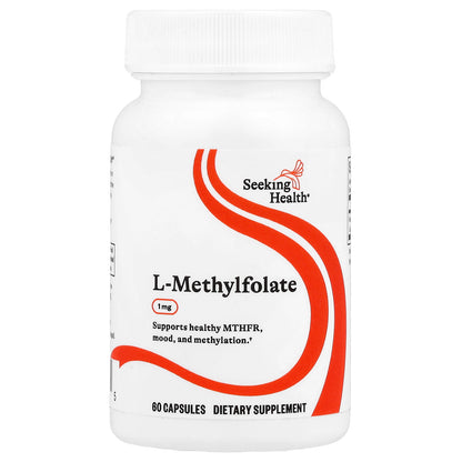 Seeking Health, L-Methylfolate, 1 mg, 60 Capsules