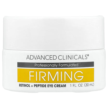 Advanced Clinicals, Eye Cream, Firming & Brightening, 2 Piece Set