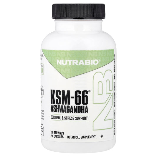 NutraBio, KSM-66®, Ashwagandha , 90 Capsules