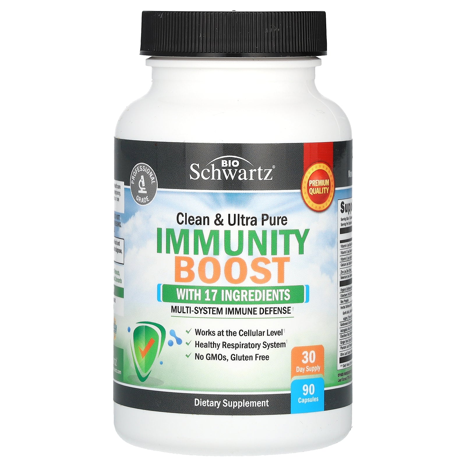 BioSchwartz, Clean & Ultra Pure Immunity Boost, 90 Capsules