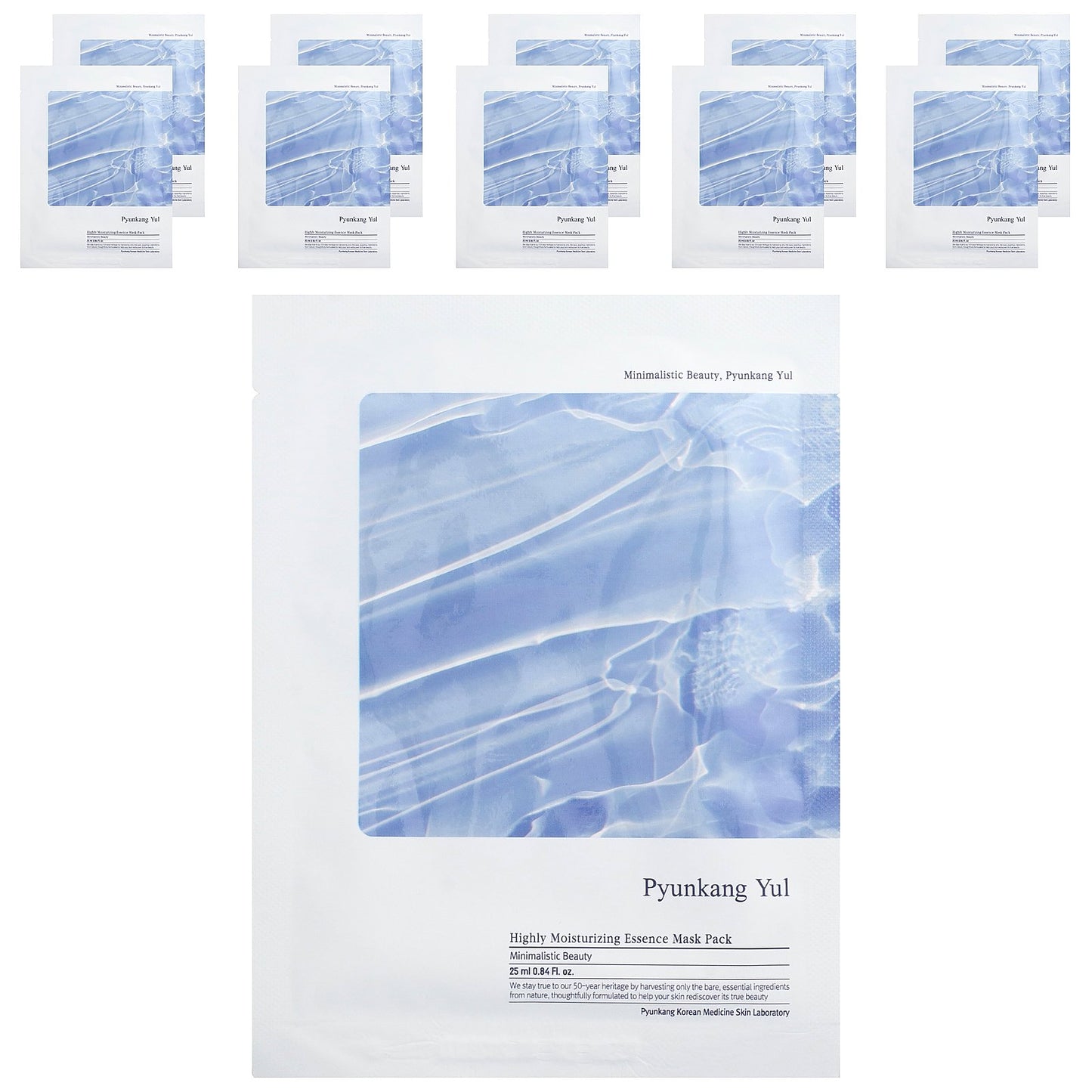 Pyunkang Yul, Highly Moisturizing Essence Beauty Mask Pack, 10 Sheets, 0.84 fl oz (25 ml) Each