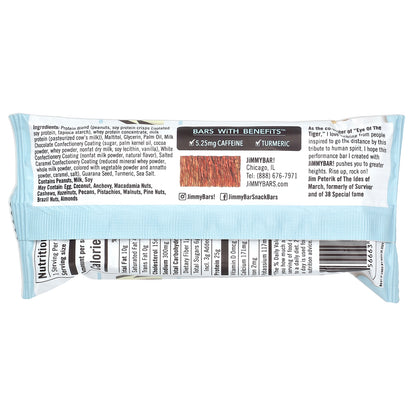 JiMMY!, Bars with Benefits, Protein Bar, Chocolate Caramel Peanut, 12 Bars, 2.12 oz (60 g) Each