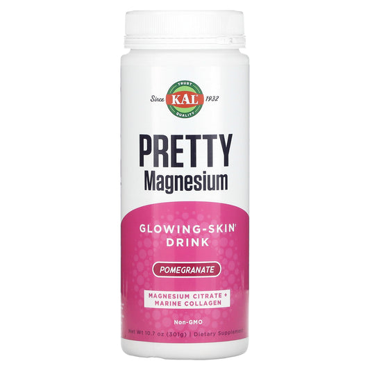 KAL, Pretty Magnesium, Glowing-Skin Drink, Pomegranate, 10.7 oz (301 g)