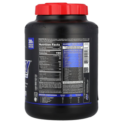 ALLMAX, CLASSIC ALLWHEY®, 100% Whey Protein Source, Vanilla, 5 lbs (2.27 kg)