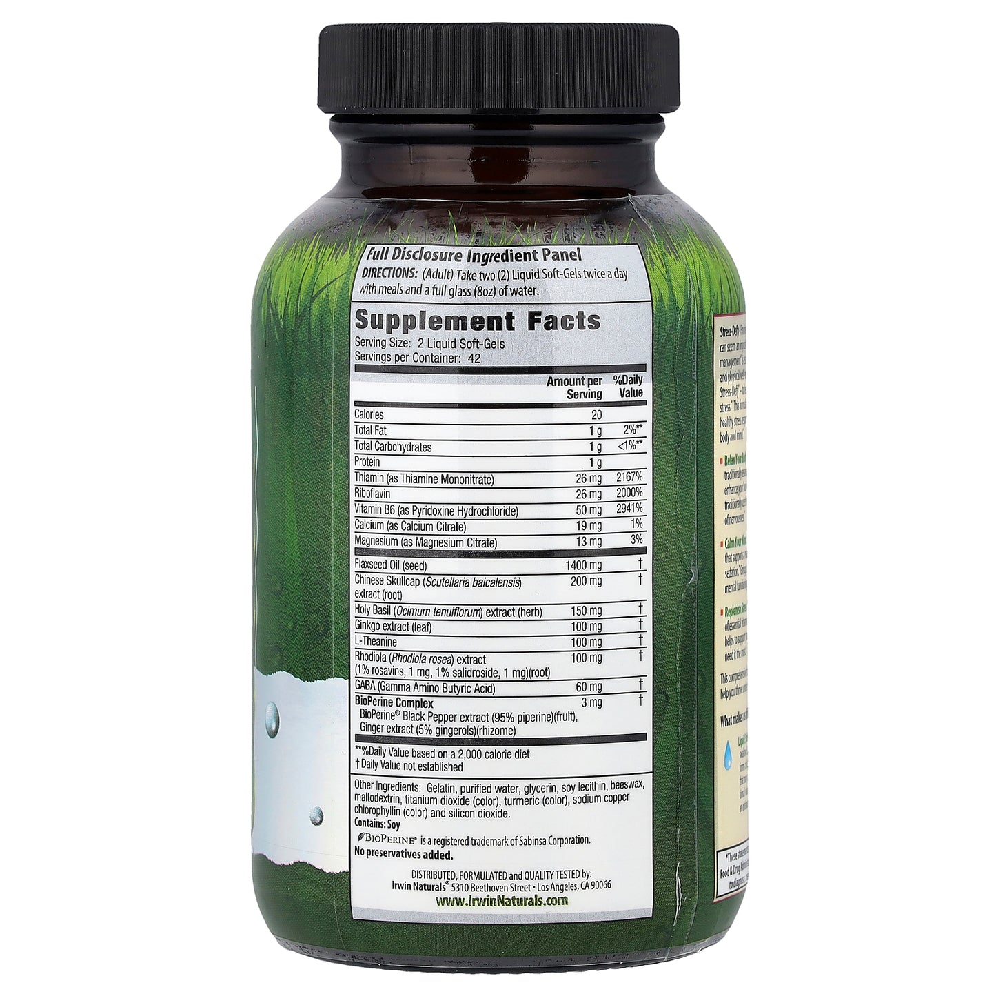 Irwin Naturals, Stress-Defy®, 84 Liquid Soft-Gels