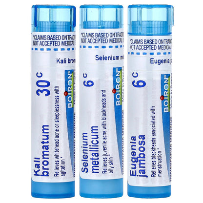 Boiron, Acne Relief, 3 Tubes, 80 Meltaway Pellets Each