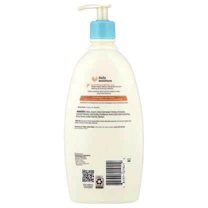 Aveeno, Baby, Daily Moisture Lotion with Prebiotic Oat, Fragrance Free, 18 fl oz (532 ml)