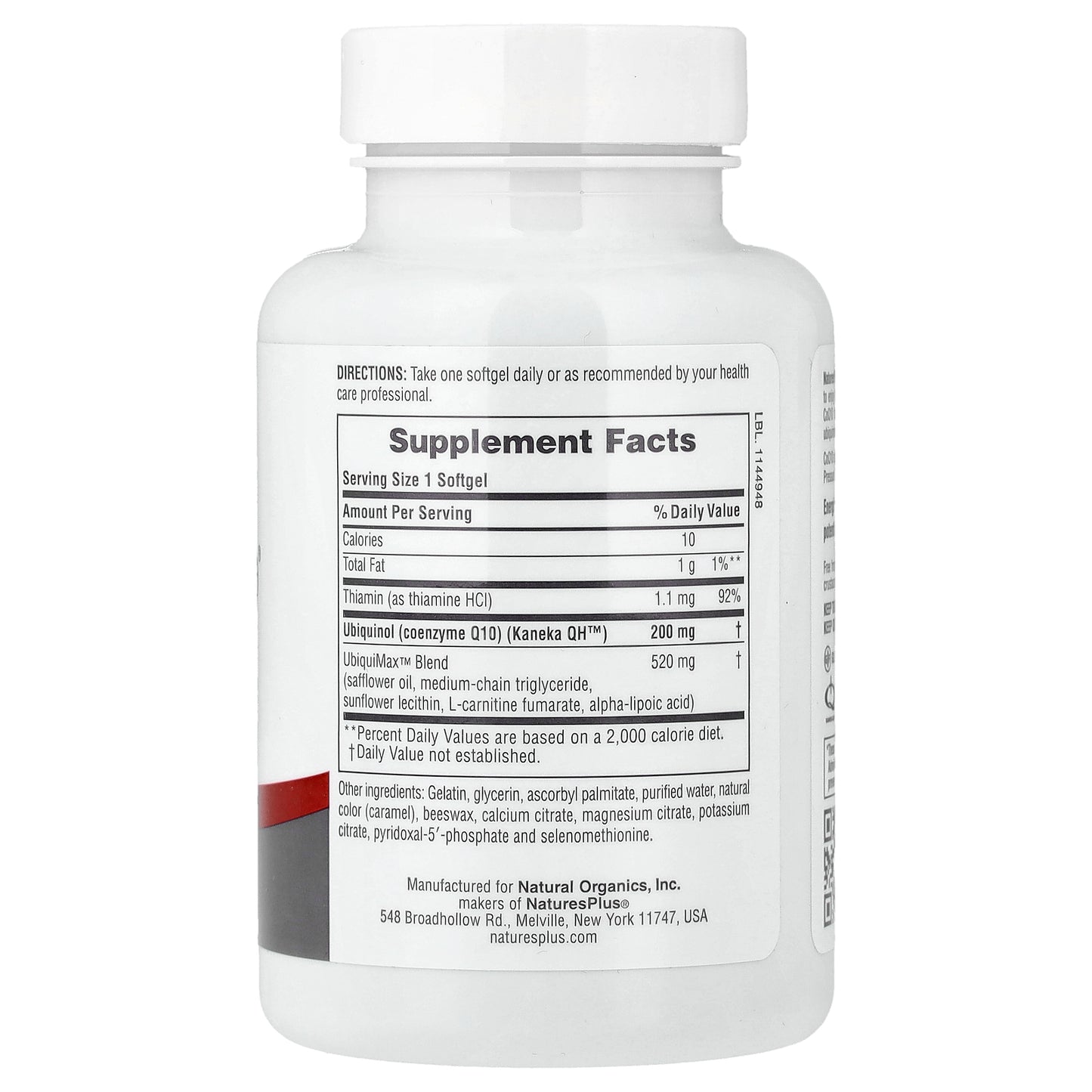 NaturesPlus, Beyond CoQ10® Ubiquinol, 200 mg, 30 Softgels