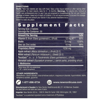 New Nordic, Hair Gro™, 60 Tablets