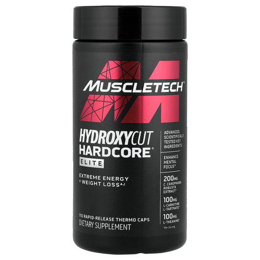 MuscleTech, Hardcore® Elite, 110 Rapid-Release Thermo Caps